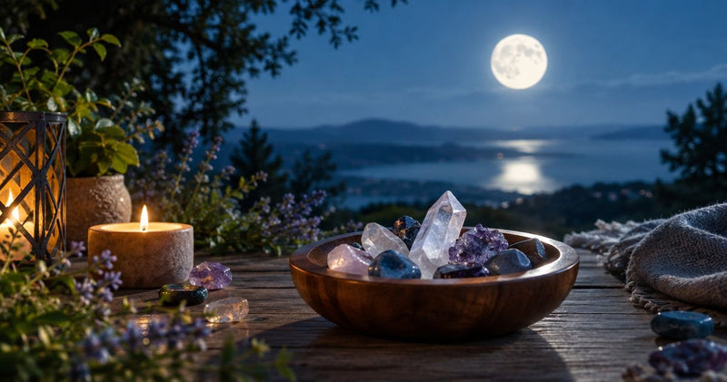 Charging Crystals in Moonlight: Ritual Choices and Safe Placement