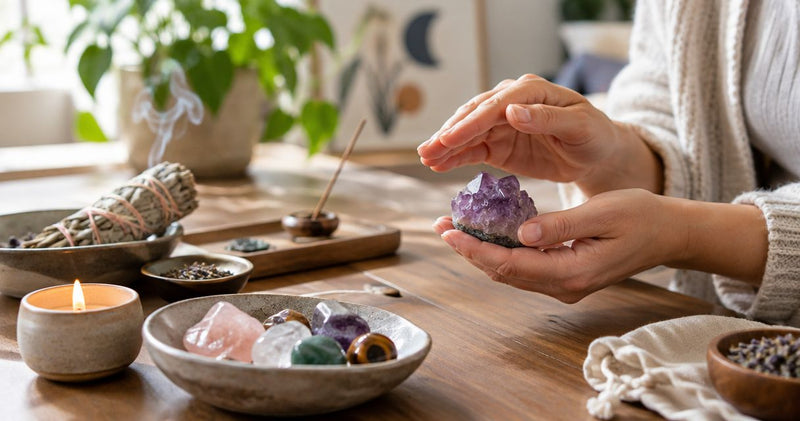 How to Cleanse Crystals Without Water: Gentle Ritual Options