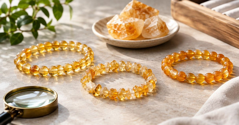 Is Your Citrine Bracelet Real? Natural, Treated and Imitation Stones