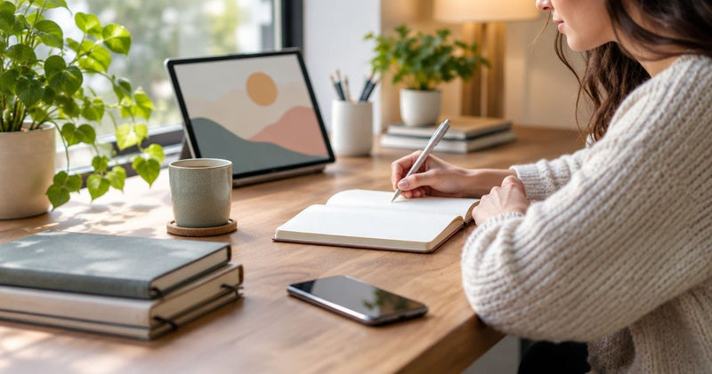 Intention Journal: Simple Daily Prompts and a Weekly Check-In