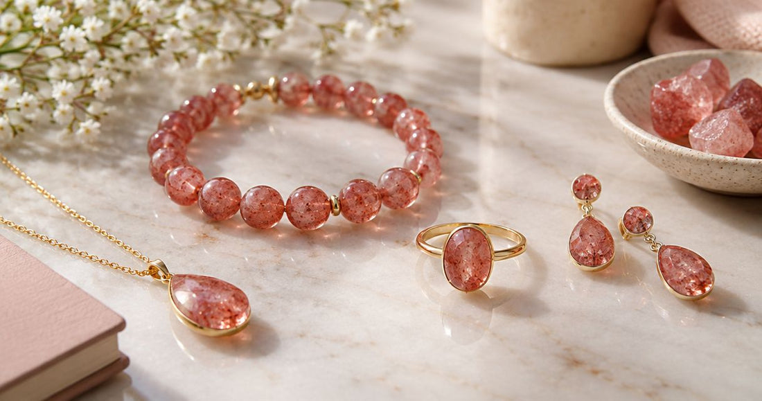 Best strawberry quartz jewelry in 2026