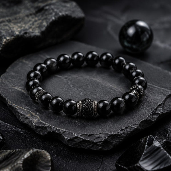 Obsidian Bracelet Meaning, Benefits & Which Hand to Wear — EclipticJew