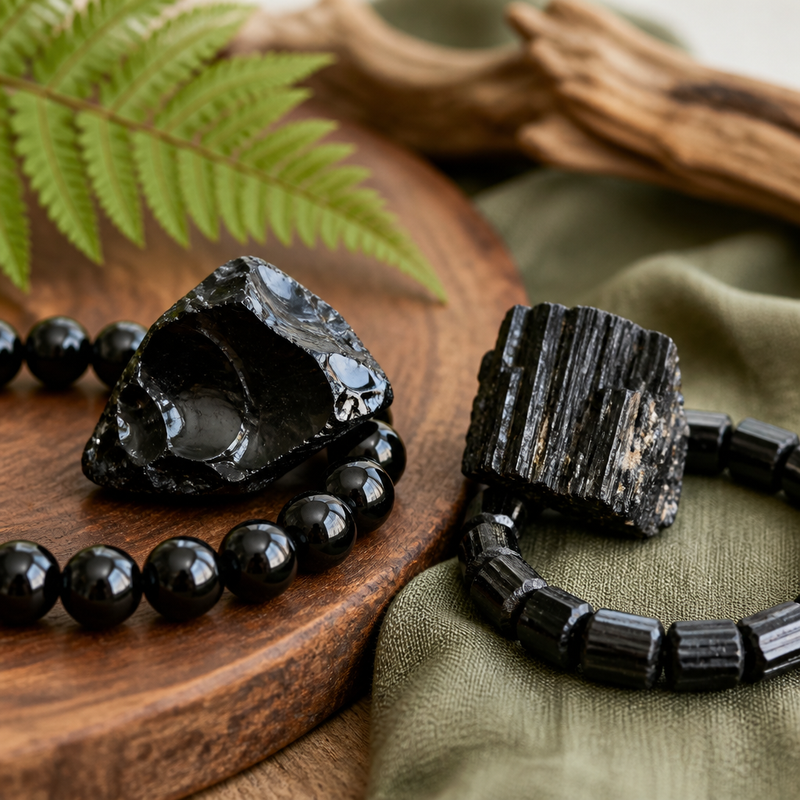 Obsidian vs Black Tourmaline: Meaning, Benefits & Which to Wear
