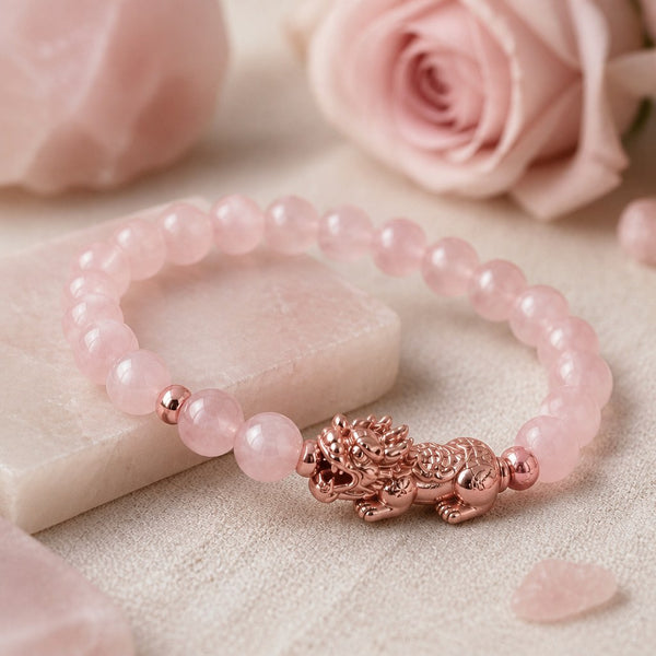 Rose Quartz Bracelet Meaning, Benefits & Which Hand to Wear — EclipticJew
