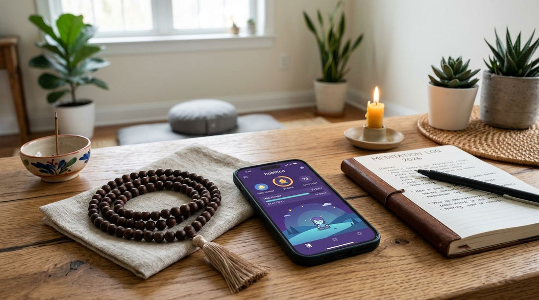 Mala beads to Habitica meditation streaks: complete 2026 workflow