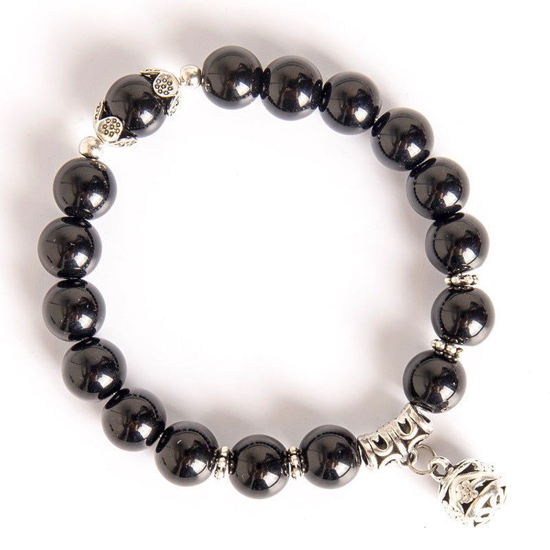10MM Hollow Ball Korean Style Crystal Opal Beaded Bracelet - EclipticJew