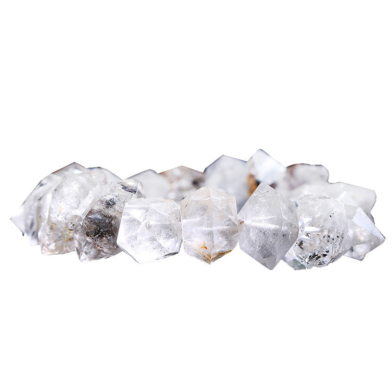 Crystal Double Pointed Sparkling Diamond Bracelet - EclipticJew