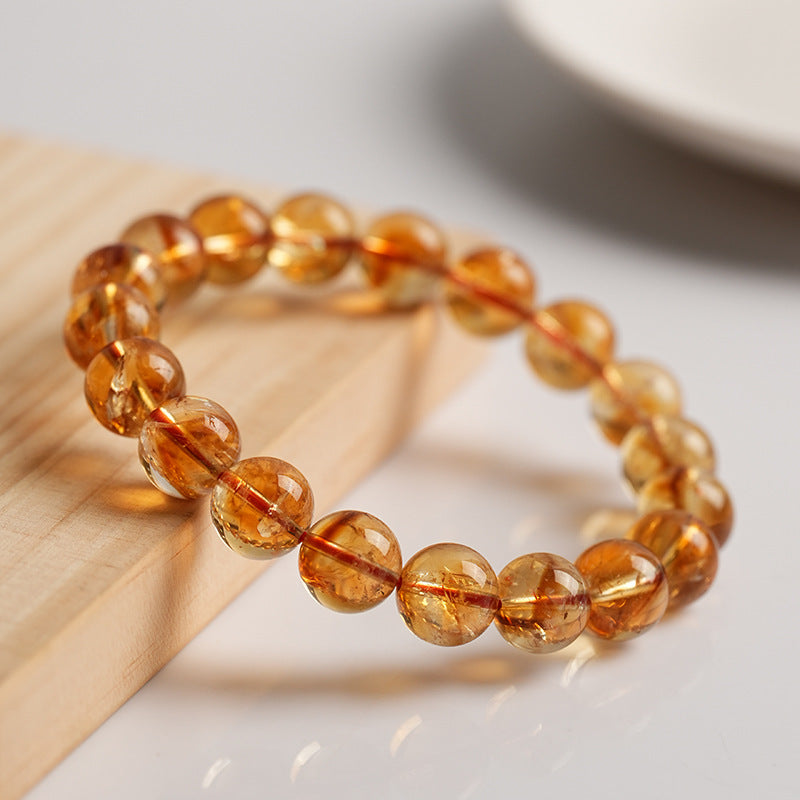 Citrine Crystal Bracelet – Natural Stone of Abundance & Joy - EclipticJew