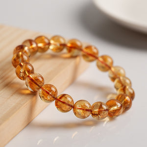 Citrine Crystal Bracelet – Natural Stone of Abundance & Joy - EclipticJew