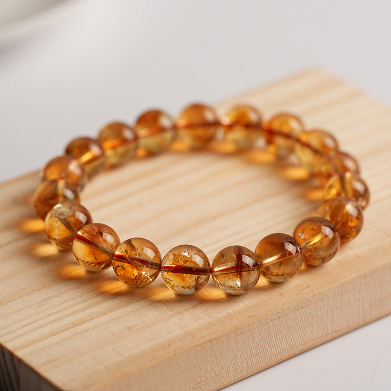 Citrine Crystal Bracelet – Natural Stone of Abundance & Joy - EclipticJew