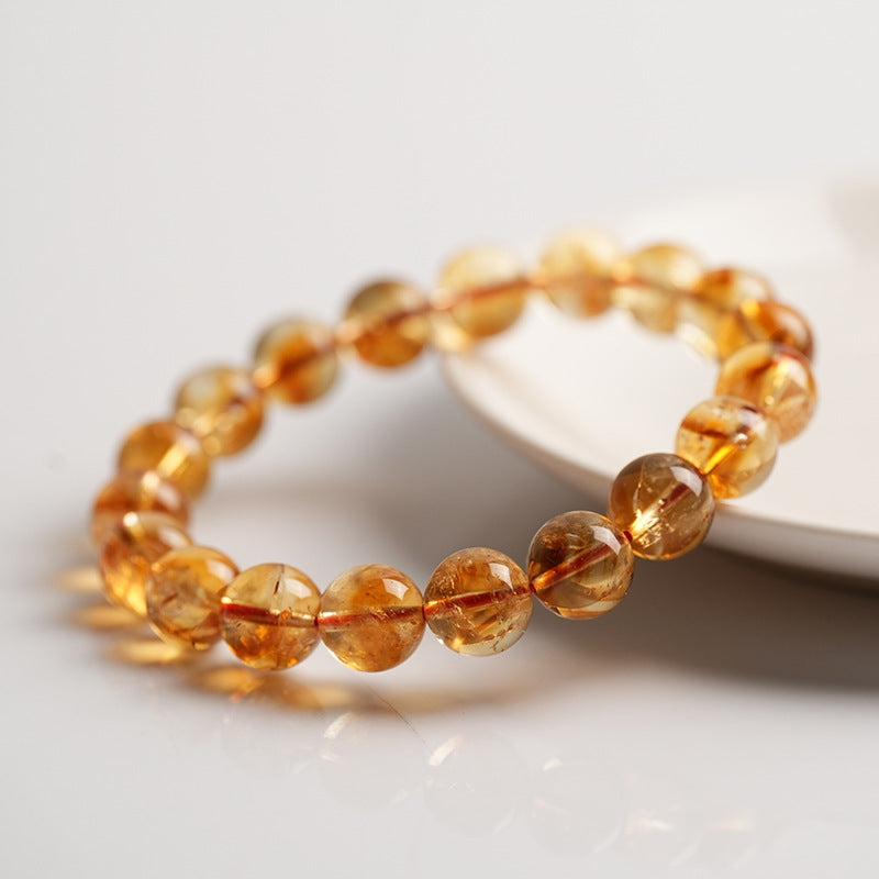Citrine Crystal Bracelet – Natural Stone of Abundance & Joy - EclipticJew