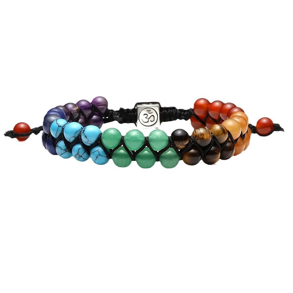 7 Chakra Gemstone Bracelet – Healing Crystals for Energy & Balance EclipticJew