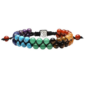 7 Chakra Gemstone Bracelet – Healing Crystals for Energy & Balance EclipticJew