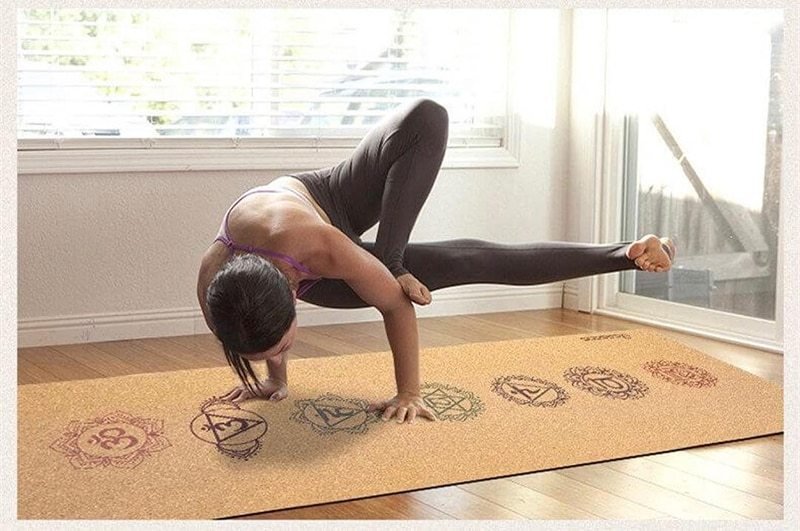 7 Chakra Cork Yoga Mat - EclipticJew