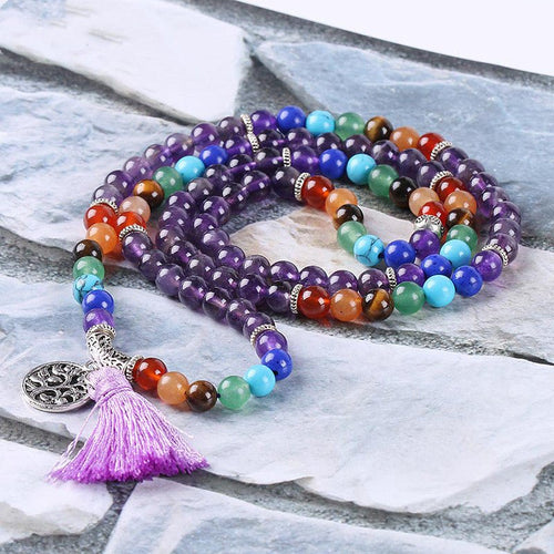 7 Chakra double healing bracelet - EclipticJew