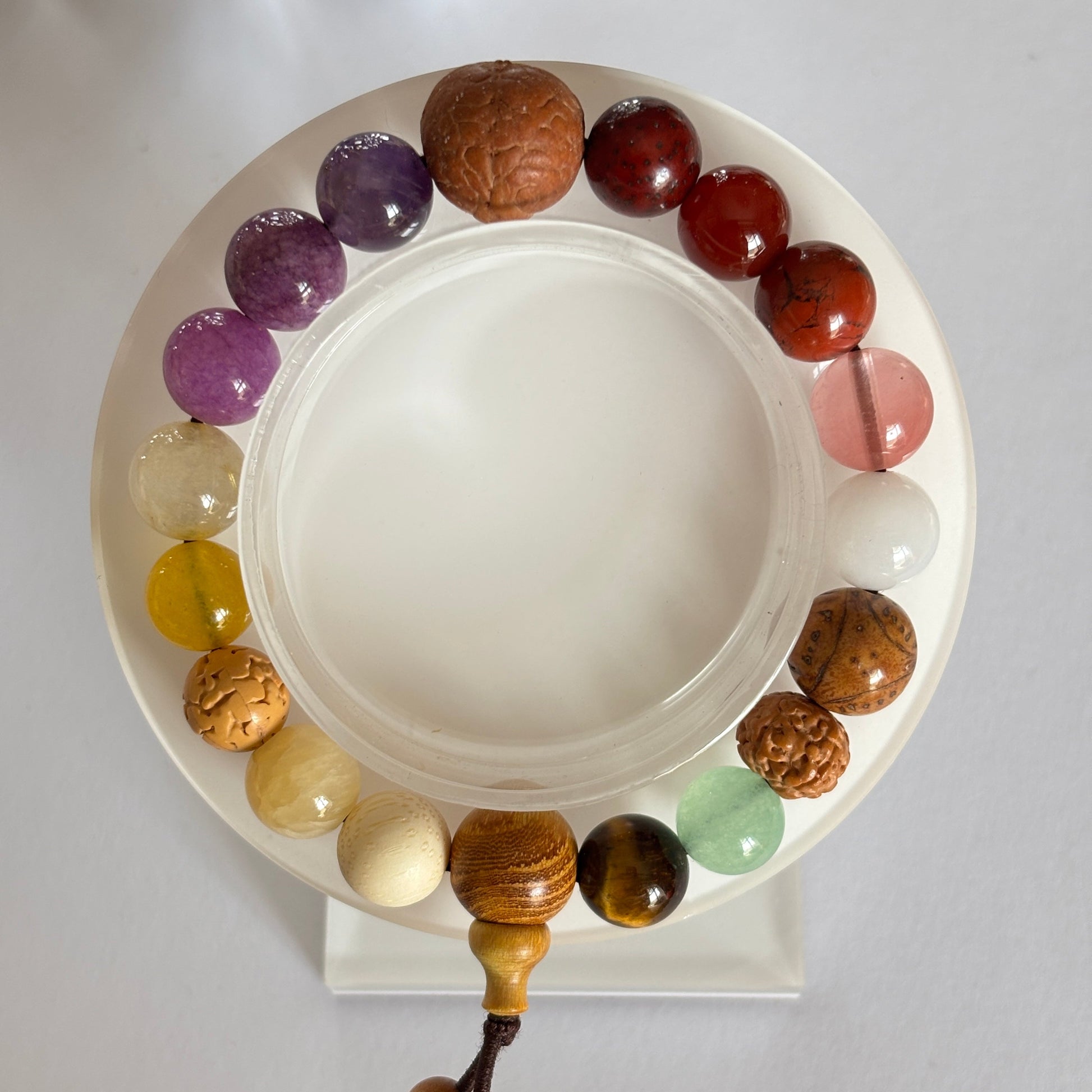 Nine Flames 18 Seeds Blessing Bracelet EclipticJew