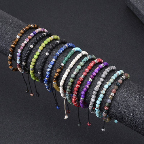 Adjustable Chakra Energy Beaded Bracelet - Harmonize Mind & Body - EclipticJew
