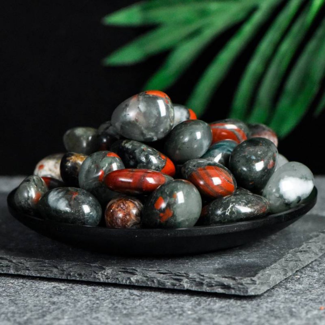 African Bloodstone Stone - EclipticJewcrystal