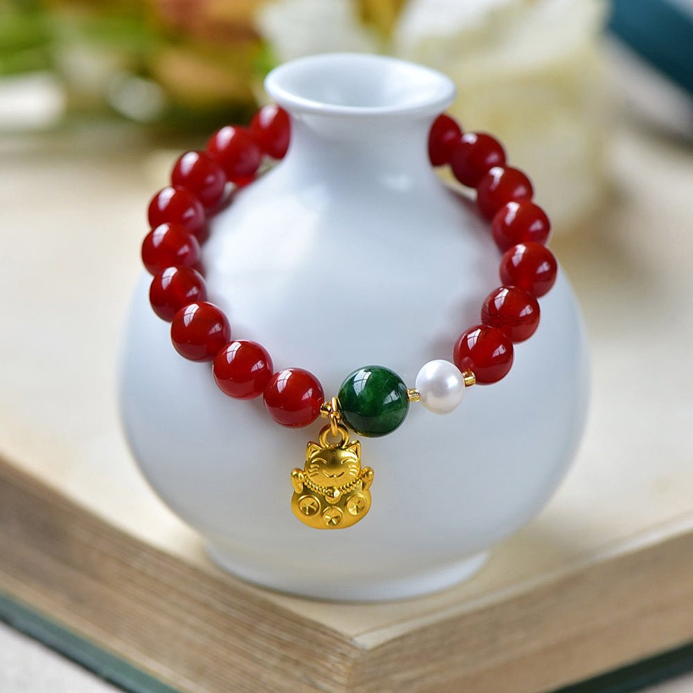 Agate bracelet - EclipticJew
