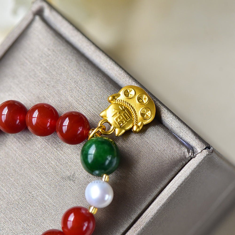 Agate bracelet - EclipticJew