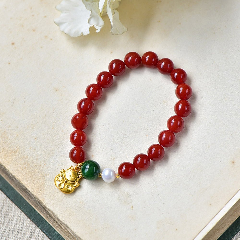 Agate bracelet - EclipticJew