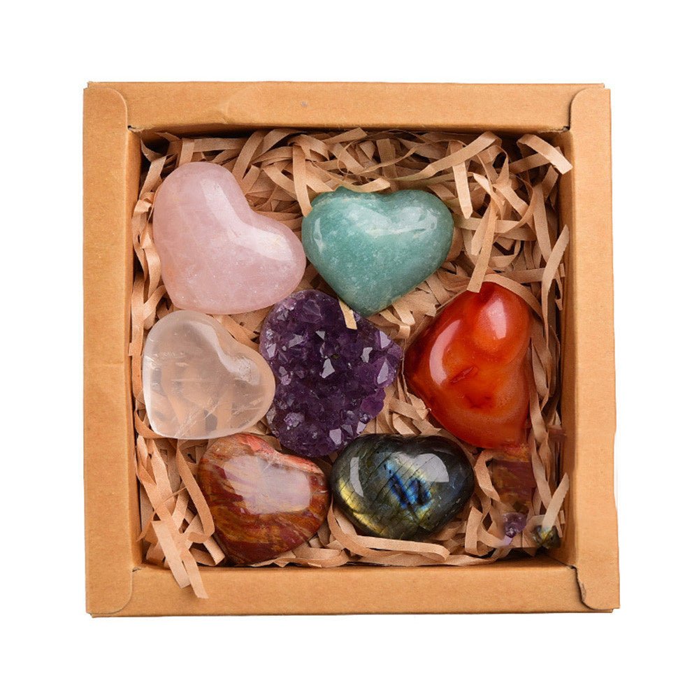 Amethyst Hexagonal Prism Set - Natural Crystal Power Stones - EclipticJew