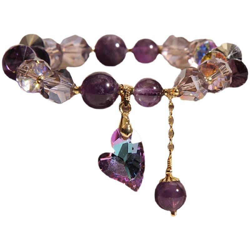 Bless Amethyst Healing Bracelet Love Crystal - EclipticJew