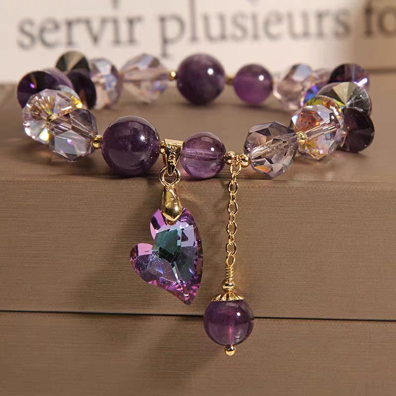 Bless Amethyst Healing Bracelet Love Crystal - EclipticJew