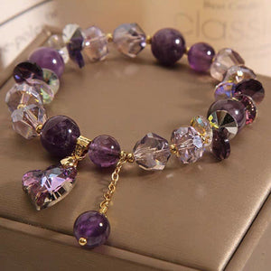 Bless Amethyst Healing Bracelet Love Crystal - EclipticJew