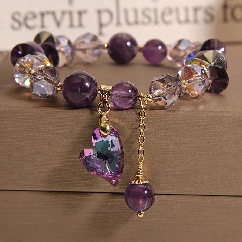 Bless Amethyst Healing Bracelet Love Crystal - EclipticJew