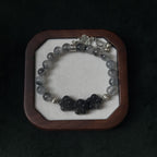 Blessed Black Rutilated Quartz Bracelet | Protection & Power Amulet