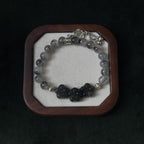 Blessed Black Rutilated Quartz Bracelet | Protection & Power Amulet