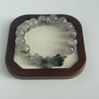 Blessed Black Rutilated Quartz Bracelet | Protection & Power Amulet