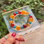 Blessed Multi-Gemstone Wealth Bracelet | Fire Quartz & Agate Amulet