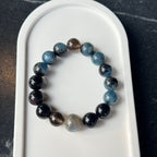 Blessed Shadow Protection Bracelet | Labradorite & Kyanite Grounding Amulet