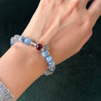 Blue Kyanite Pearl Harmony Bracelet | Communication, Intuition, Inner Growth