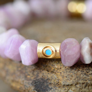 Bohemian Natural Stone Crystal Handmade Elastic Beaded Bracelet - EclipticJew
