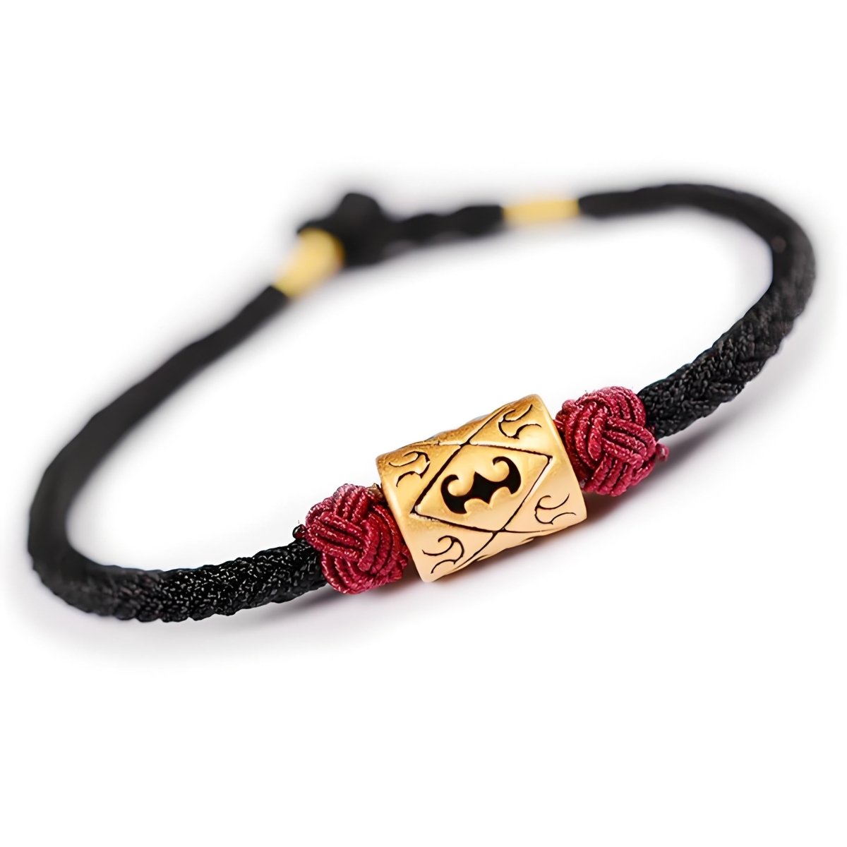 Braided Red String Tanabata crystal energy bracelet - EclipticJewbraceletBraceletsnew