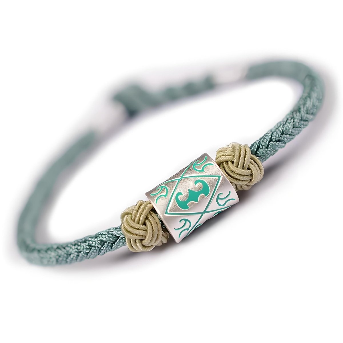 Braided Red String Tanabata crystal energy bracelet - EclipticJewbraceletBraceletsnew