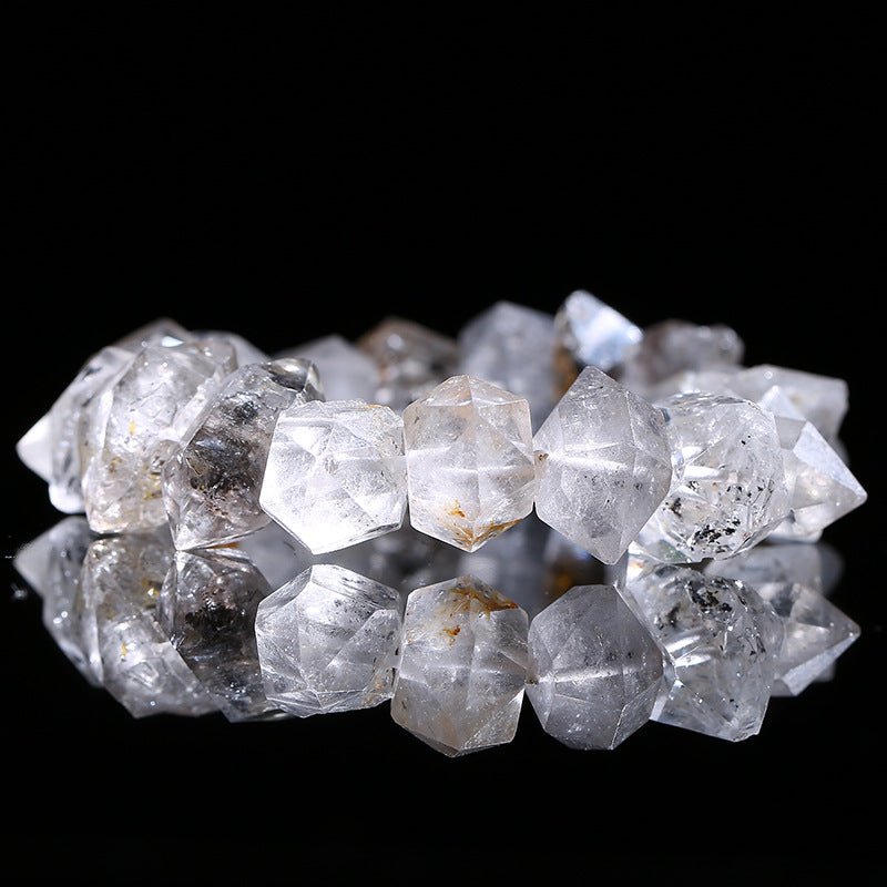 Crystal Double Pointed Sparkling Diamond Bracelet - EclipticJew