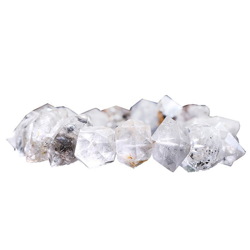 Crystal Double Pointed Sparkling Diamond Bracelet - EclipticJew