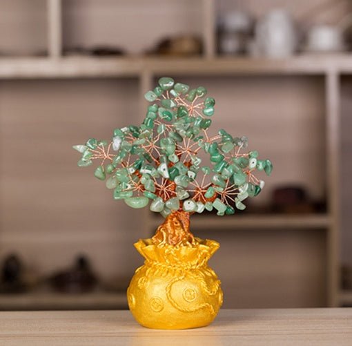 Crystal Lucky Tree Money Bag Tree Money Tree - EclipticJew