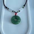 Double-Sided Pixiu Pendant Necklace | Liuli Glass Amulet | Wealth & Protection Chinese Talisman
