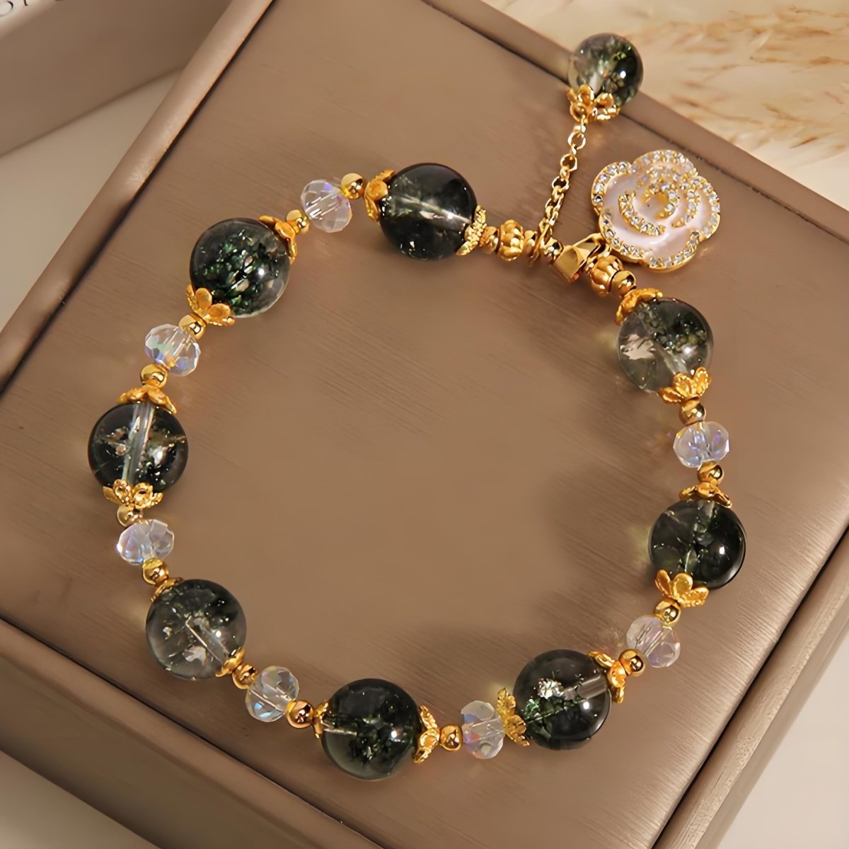 Elegant Green Phantom Quartz Bracelet - EclipticJewBraceletsGreen Phantom Quartznew