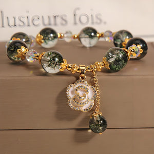 Elegant Green Phantom Quartz Bracelet - EclipticJewBraceletsGreen Phantom Quartznew