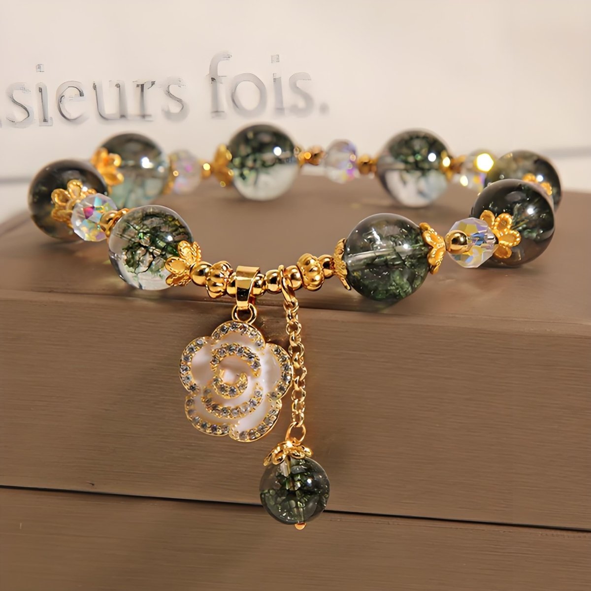 Elegant Green Phantom Quartz Bracelet - EclipticJewBraceletsGreen Phantom Quartznew