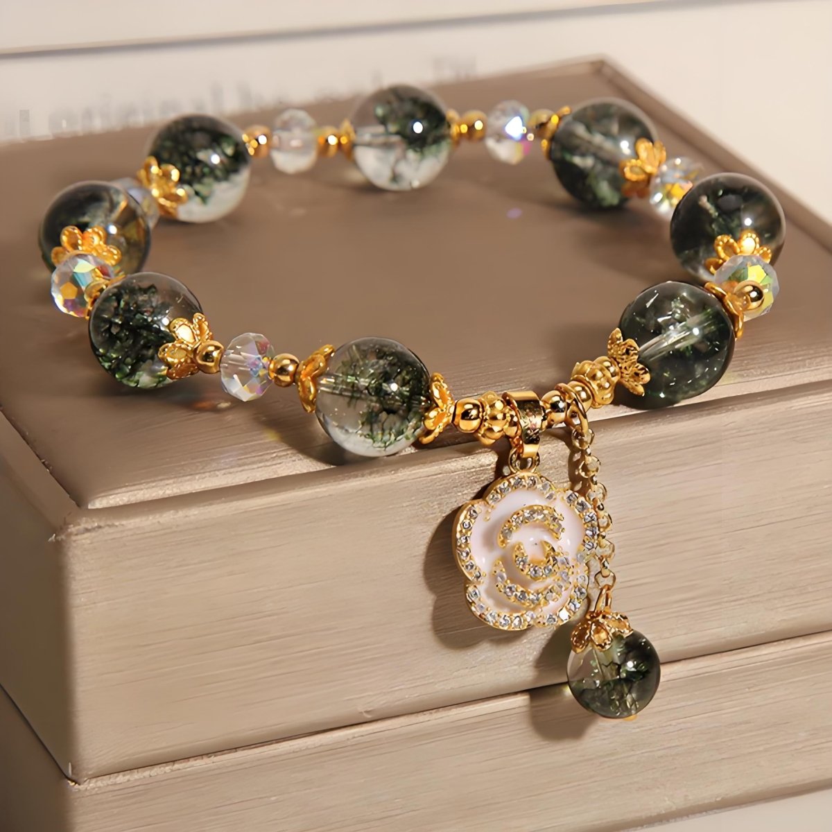 Elegant Green Phantom Quartz Bracelet - EclipticJewBraceletsGreen Phantom Quartznew