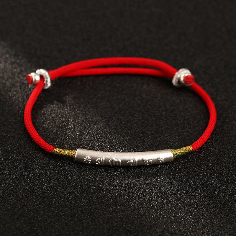 Empowerment Red String Tibetan Blessing Bracelet - EclipticJew