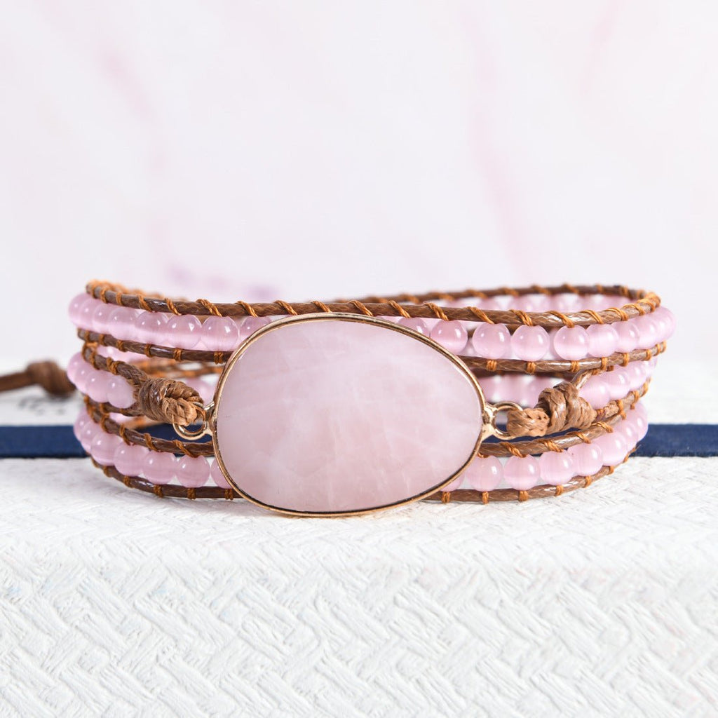 European And American - style Fashionable Beaded Braided Bracelet - EclipticJew