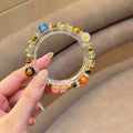 Four Divine Beasts Citrine Bracelet | 8mm Citrine & Tiger Eye | Quartz Protection & Energy Balance
